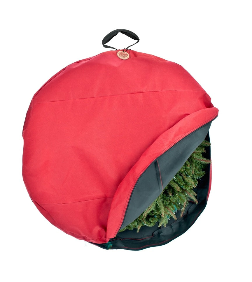 Santa's Bags SB-10154 Direct Suspend Wreath Bag, 30", Red