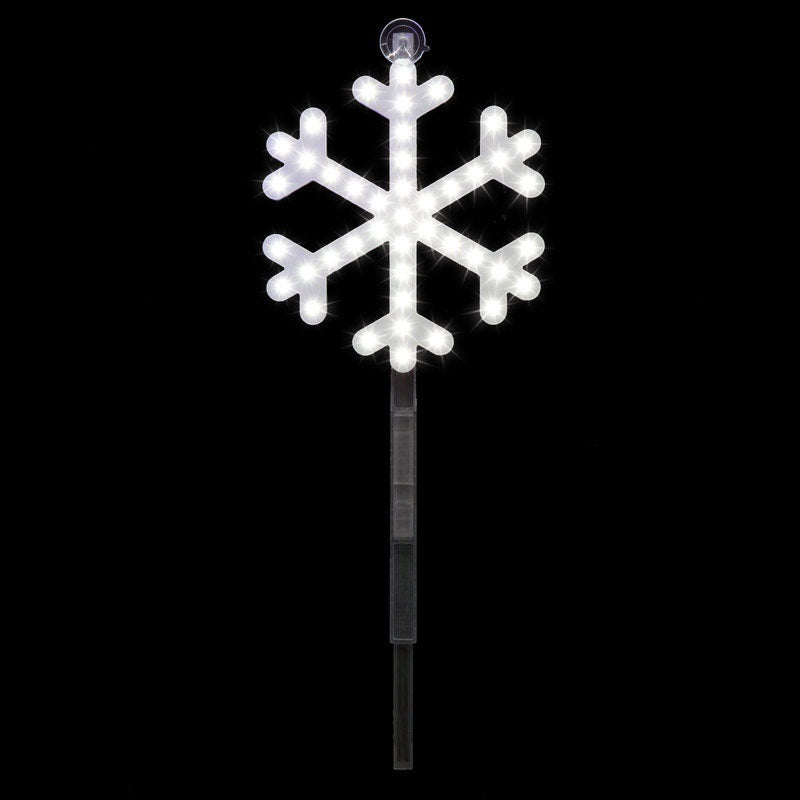 Santa's Best 7407418U LED Snowflake Christmas Decoration, Plastic