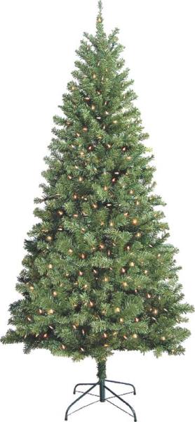 Santas Forest 10771 Christmas Tree, 7', Clear Lights