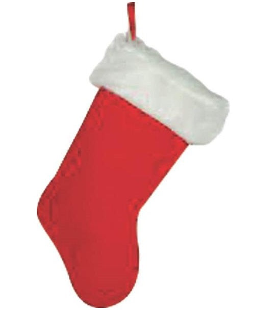Santas Forest 28909 Value Plush Christmas Stockings, 19"
