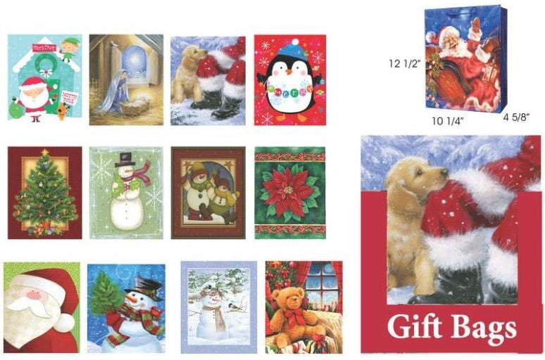 Santas Forest 69607 Gift Bag, Large