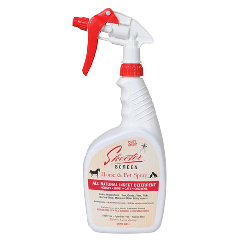 Scent Shop 90700 Skeeter Screen Horse & Pet Spray Insect Deterrent, 32 Oz