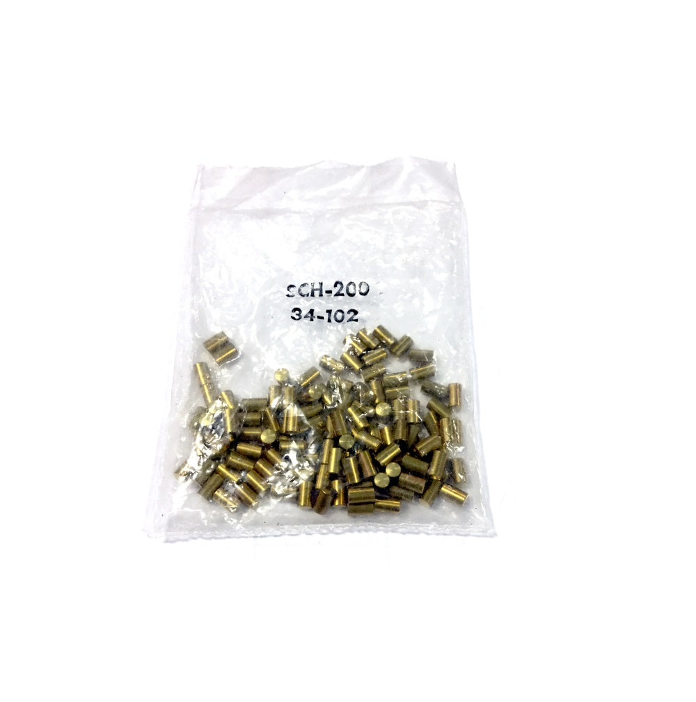 Schlage 34-102 F-Series No. 2 Lock Top Pins, 100 Count