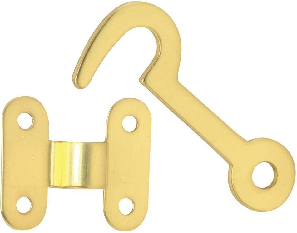 Schlage C78B3 Hook & Staple, 3/4" x 1-7/8", Bright Brass