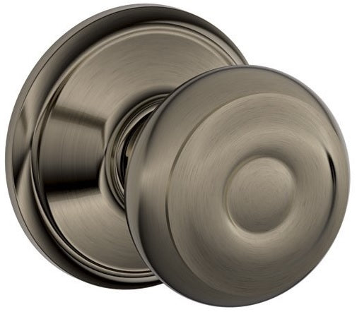 Schlage F10VGEO620 Passage Lock, Antique Pewter