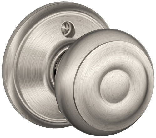 Schlage F170VGE0619 Dummy Knob, Georgian, Satin Nickel