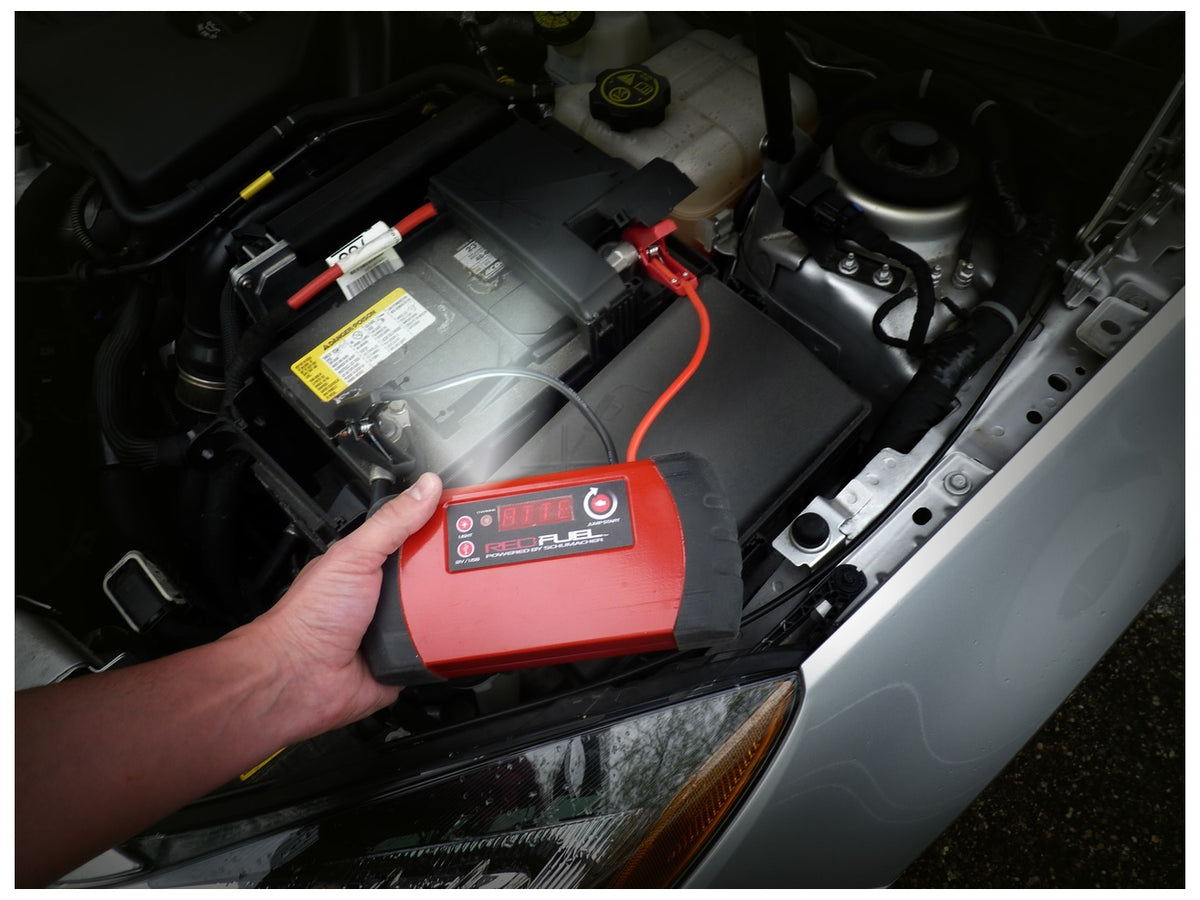 Schumacher SL1 Red Fuel Jump Starter, 12 Volts, 400 Amp