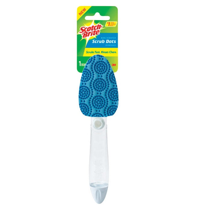 Scotch-Brite 690-4 Scrub Dots Non-Scratch Dishwand