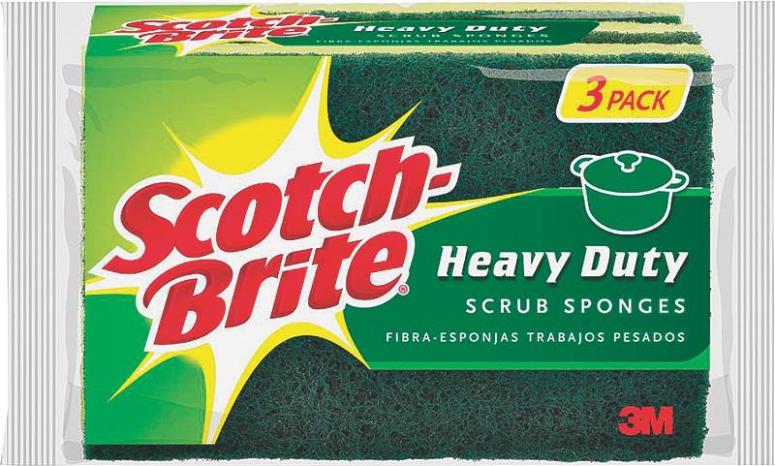 Scotch-Brite HD-3 Heavy Duty Scrub Sponge