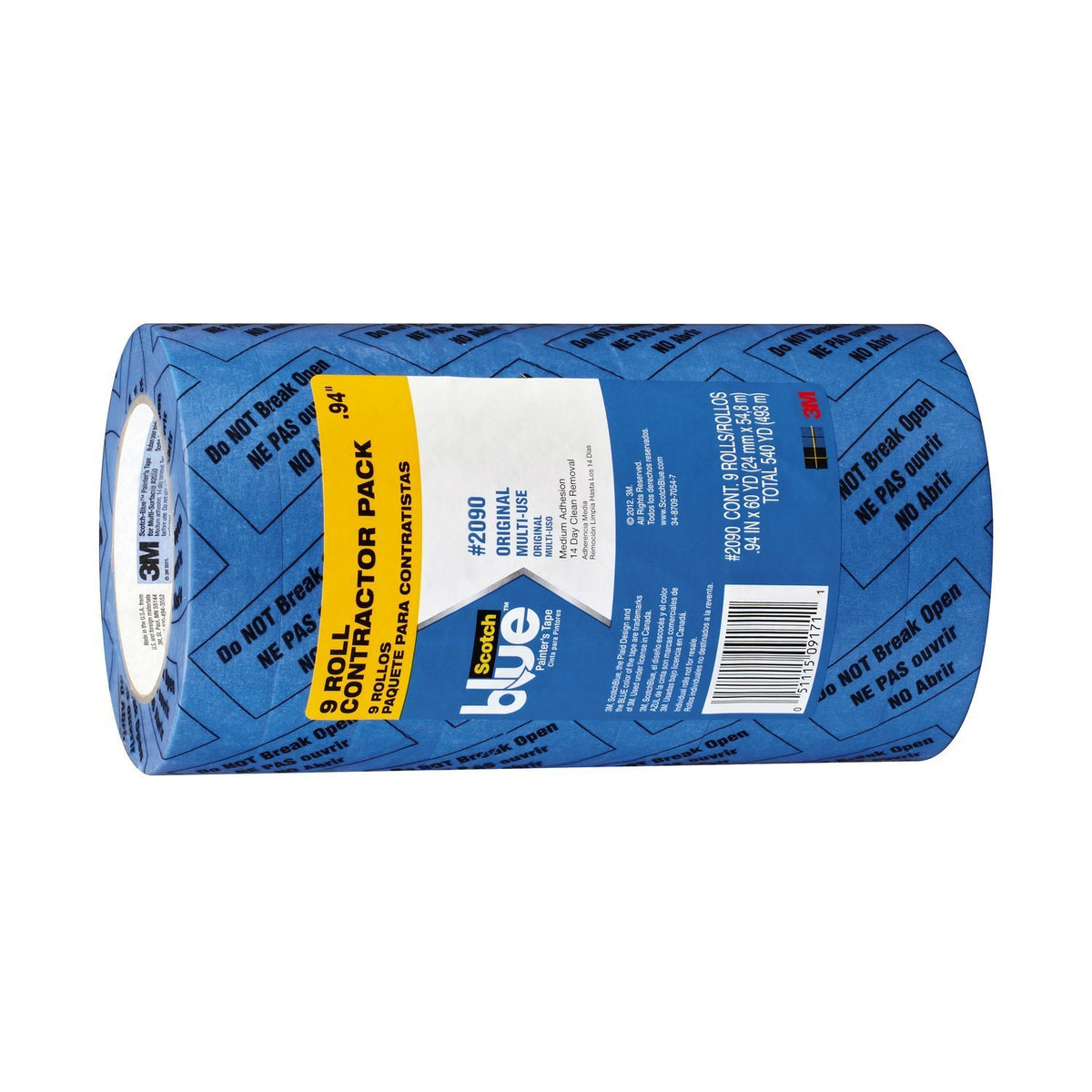 Scotch Blue 2090-48A-CP Painter's Masking Tape Multi-Surface, Blue, 6/Pk