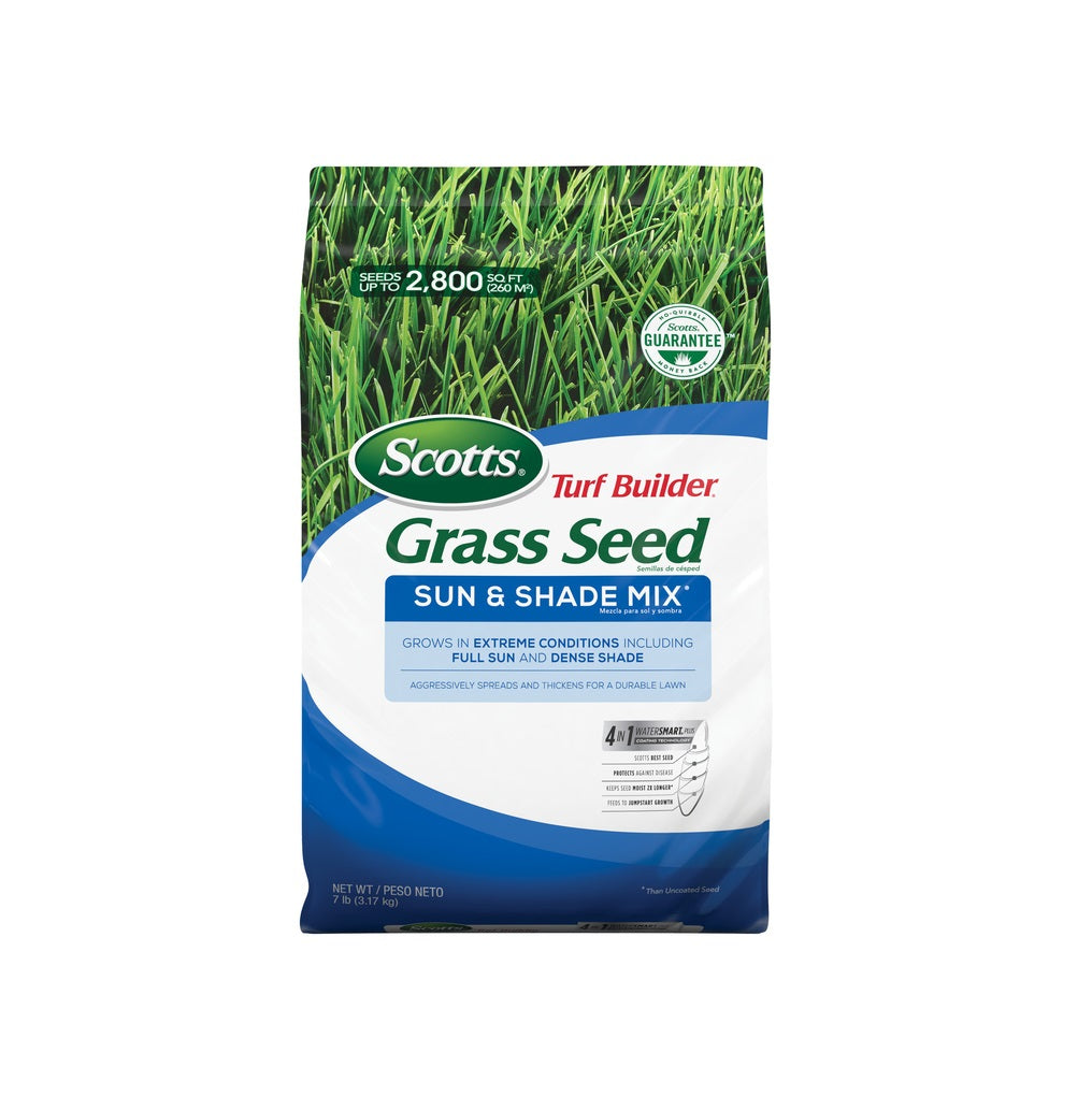 Scotts 18221 Turf Builder Dense Shade/Full Sun Grass Seed, 7 Lb