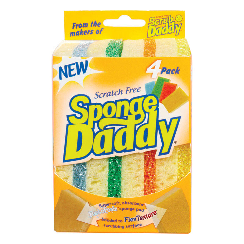 Scrub Daddy SDVPX4 Sponge Daddy, Multicolored — LIfe and Home
