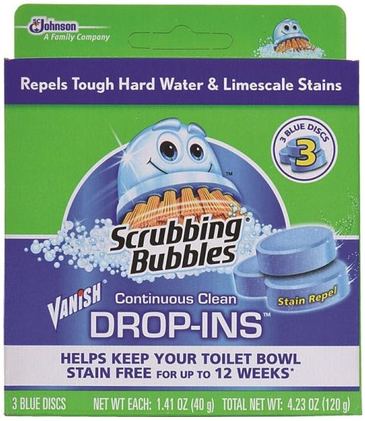 Scrubbing Bubbles 70480 Vanish Continuous Clean Drop-Ins, 4.23 Oz