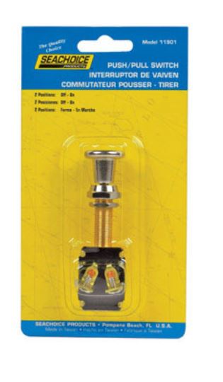 Seachoice 11901 Push-Pull Switch, 1-1/4"x3/8"