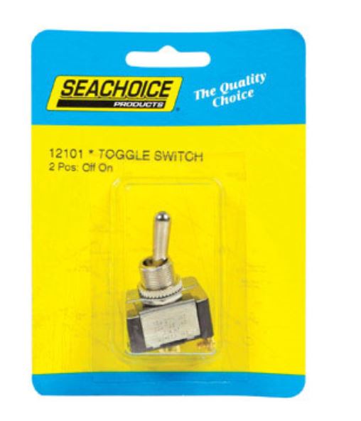 Seachoice 12101 Toggle Switch, 15/32", 12 V