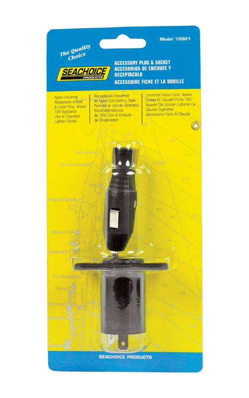 Seachoice 15001 Accessory Plug & Socket, 12 V