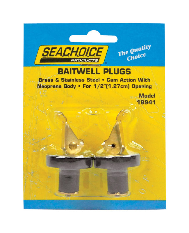 Seachoice 18941 Deck & Baitwell Plug, 1/2"