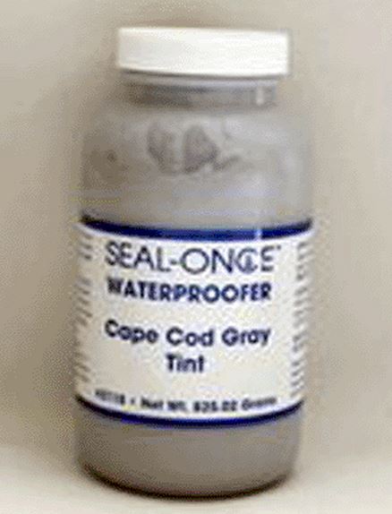 Seal-Once 3118 Cape Cod Gray Waterproofer Tint, 16 Oz.