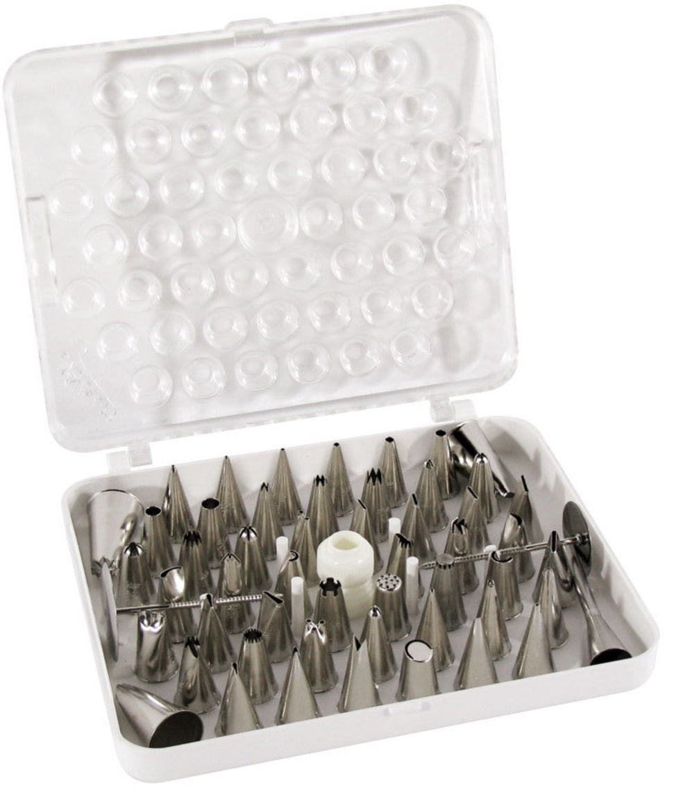 Ateco 783 Decorating Tube Set, 52 Piece