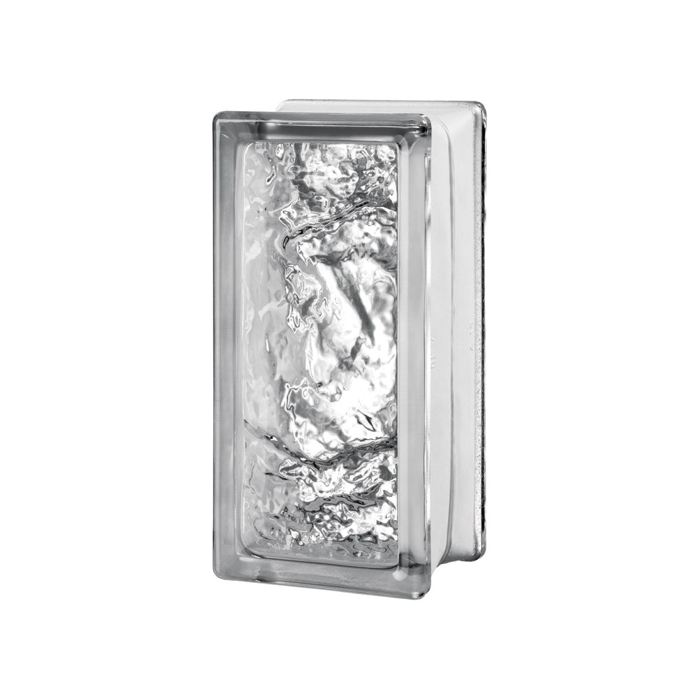 Seves 122639 Ice Glass Block, 3" D x 8" H x 4" W