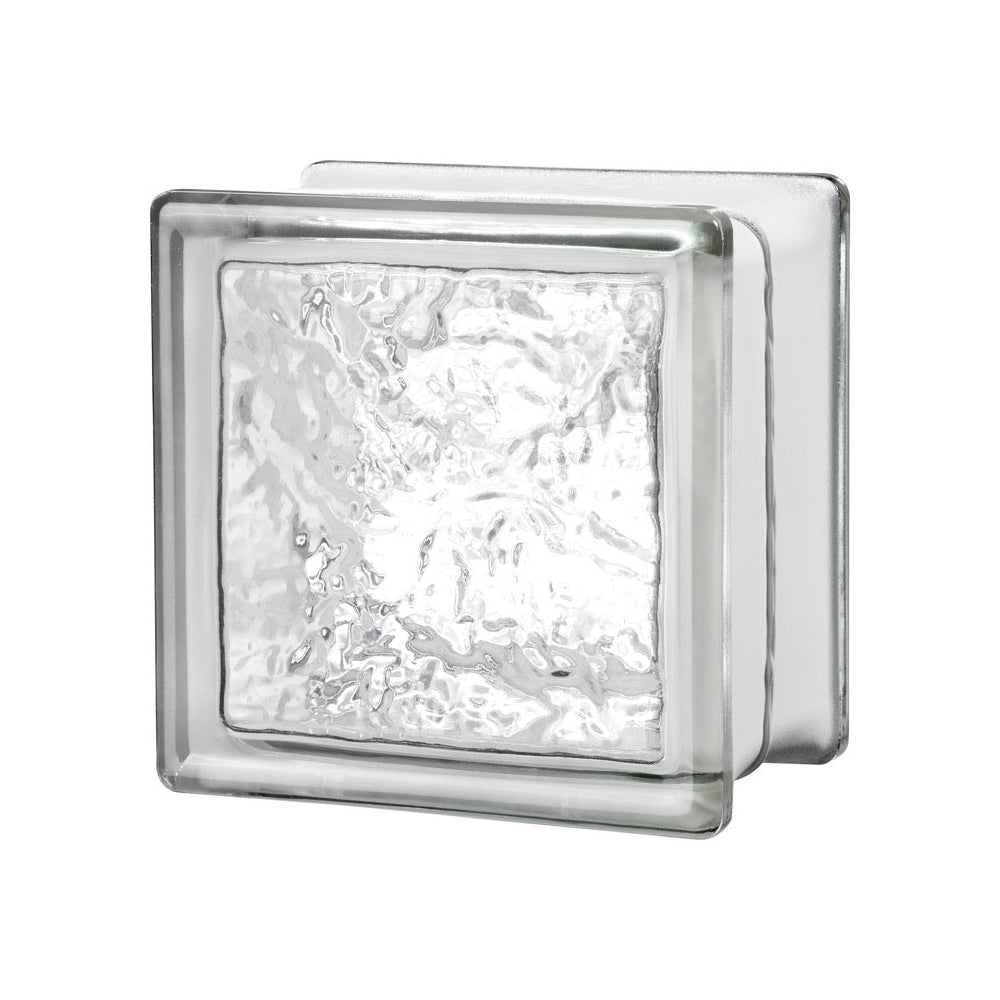 Seves 123213 Cortina Glass Block, 4" D x 6" H x 6" W