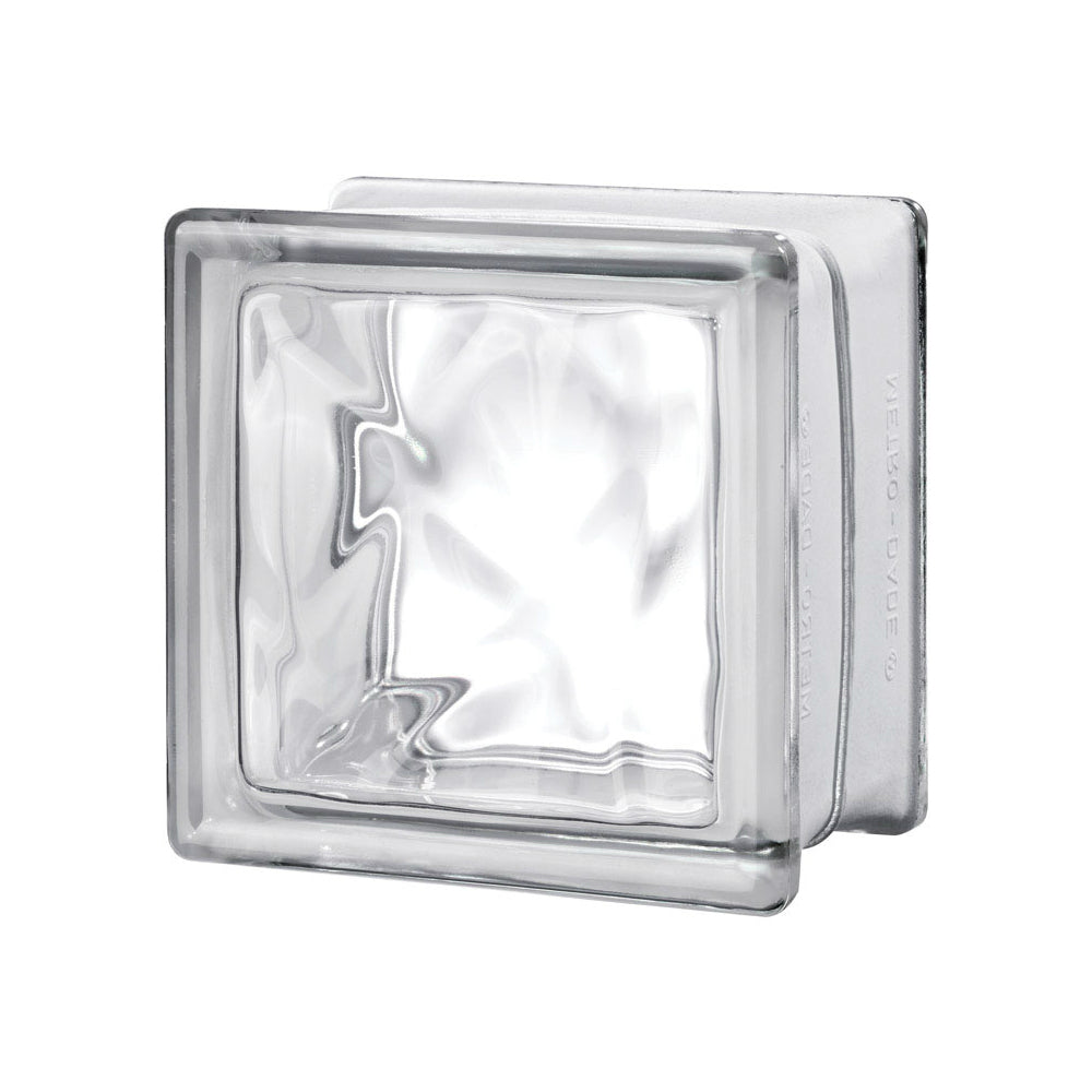 Seves 123214 Nubio Glass Block, 4" D x 6" H x 6" W