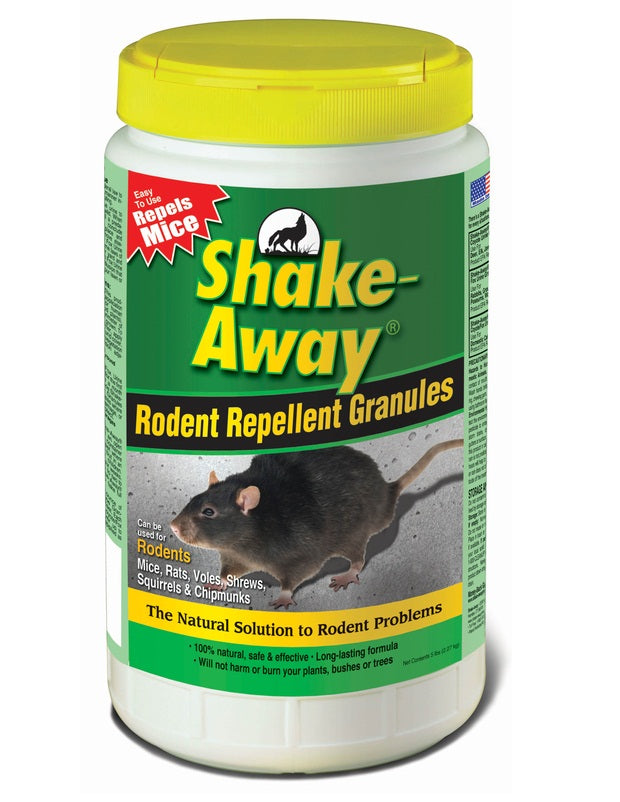 Shake Away 5006358 Rodent Repellent Granules, 5 Lb