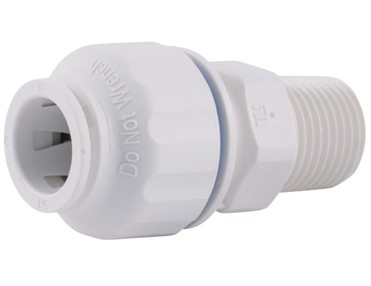 SharkBite 25631 Quick Connect NPT Male Connector, 1/2" x 1/2"