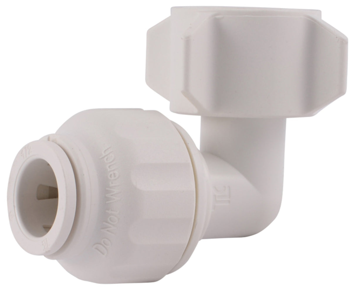 SharkBite 25653 Quick Connect 90 Degree Elbow, 3/8" x 1/2"