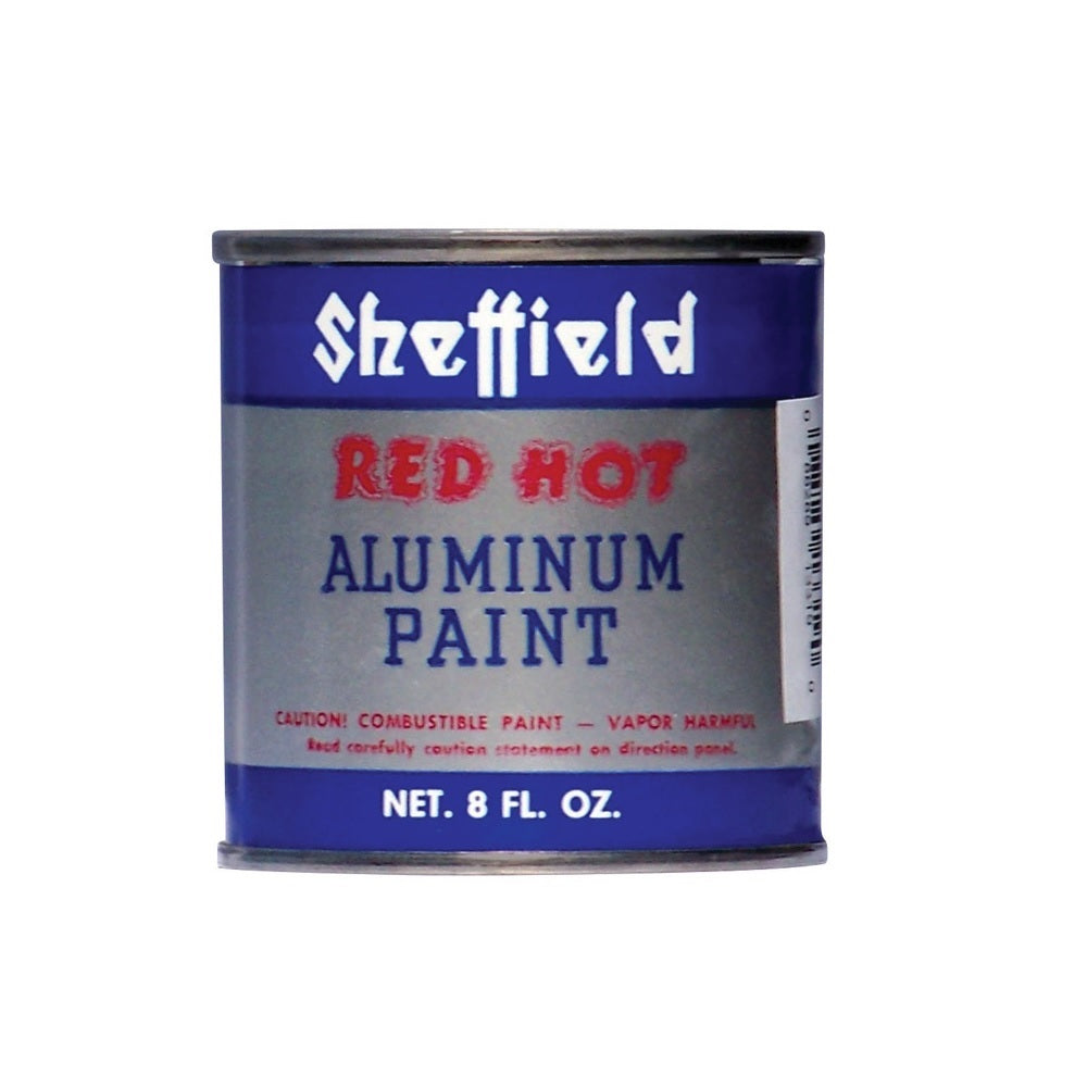 Sheffield Bronze 3319 Red Hot Aluminum High Heat Paint, 8 Oz