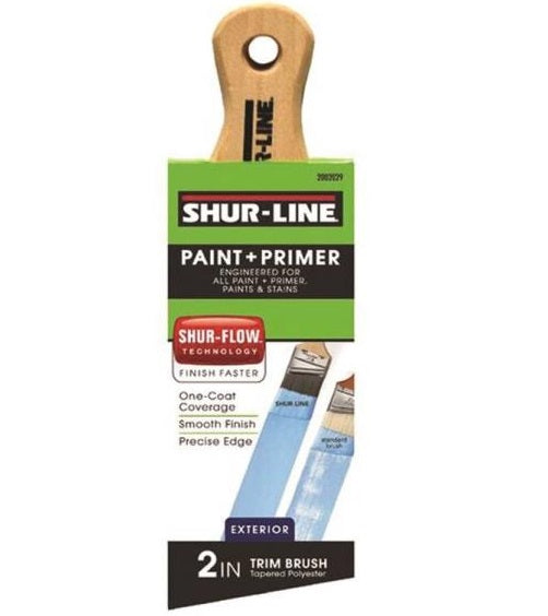 Shur-Line 2002029 Short Handle Exterior Angle Trim Paintbrush, 2