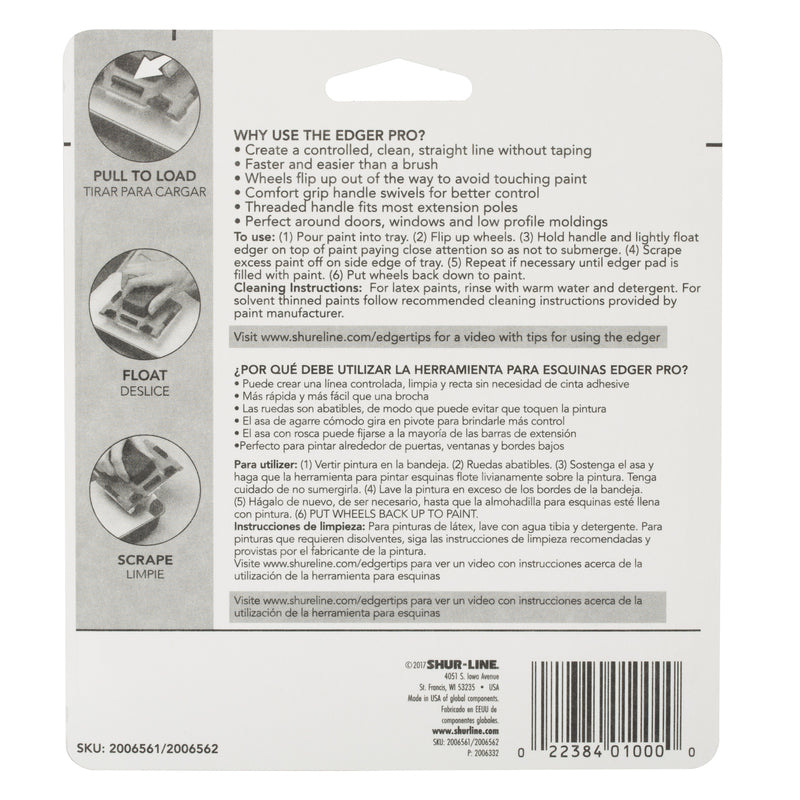 Shur-Line 2008145 Paint Edger, Plastic, 3-3/4 inch