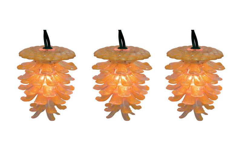 Sienna G21FR813 Pinecone Light Set, 7.5', 10 Count