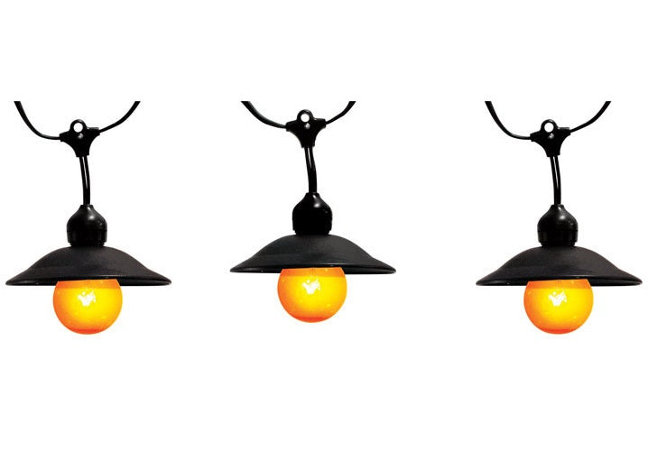 Sienna H26G4E12 Halloween Mini Lamp Shade Light Set, Clear, 13.5', 10 Lights