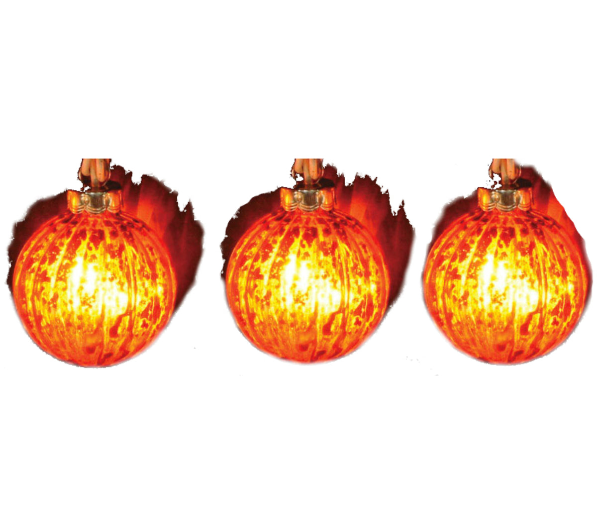 Sienna H26F612D Halloween Incandescent Mercury Globe Light Set, 7.5'