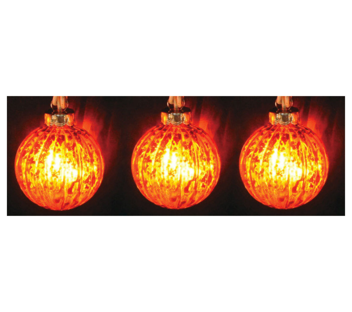 Sienna H26F612D Halloween Incandescent Mercury Globe Light Set, 7.5'