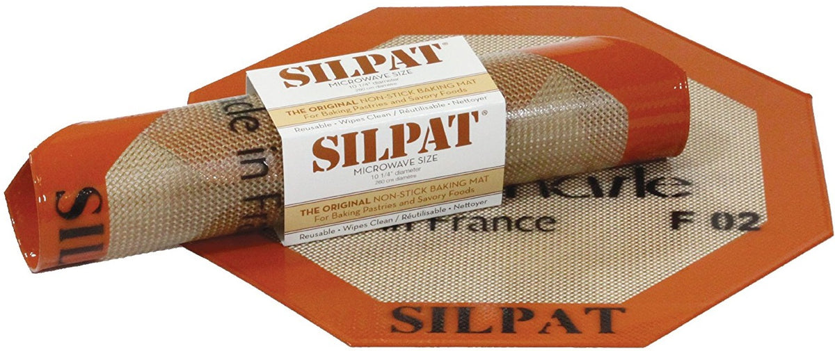 SilPat 2399 Non-Stick Silicone Microwave Baking Mat, 10-1/4"