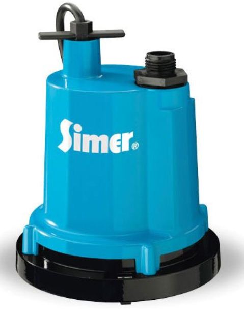 Simer 2300 Utility Pump, 1/4 HP, 115 volts