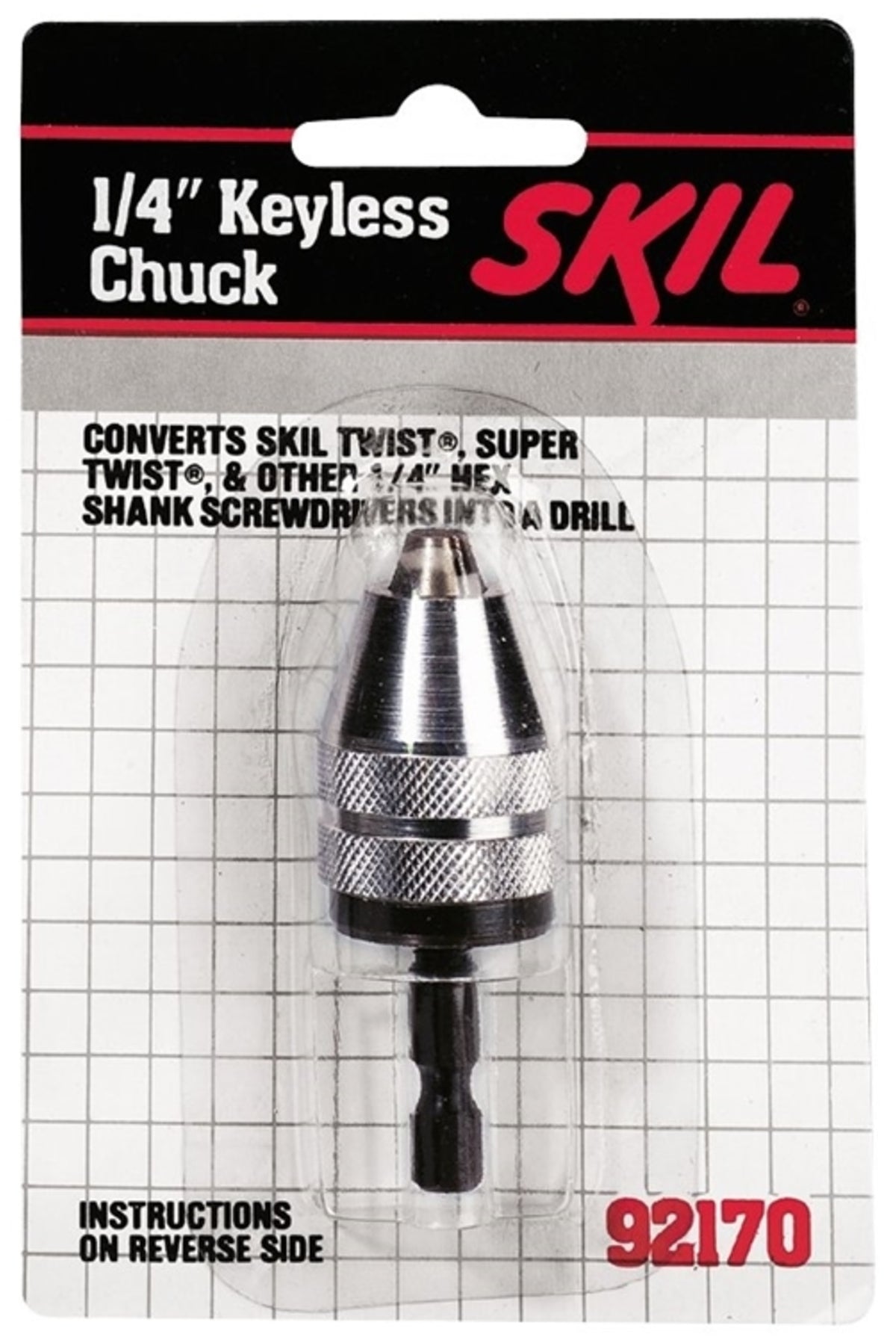 Skil 92170 Keyless Chuck, 1/4"