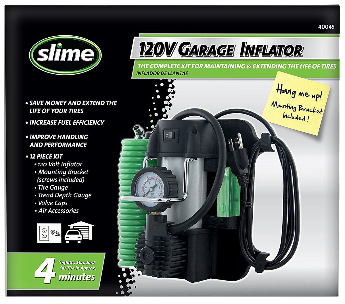 Buy slime 120v garage inflator 40045 - Online store for automotive, compressors / inflators in USA, on sale, low price, discount deals, coupon code