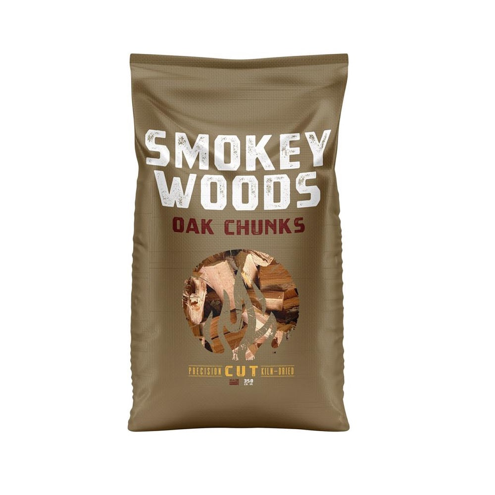 Smokey Woods SW-10-25-350 Wood Smoking Chunks, 350 Cubic Inch