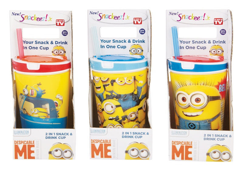 Snackeez SNAKZMIN Jr. Minions 2 in 1 Snack & Drink Cup Holder