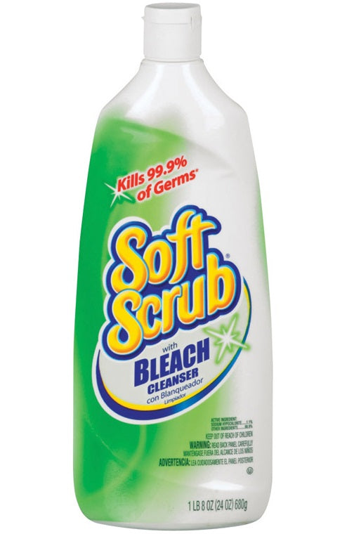 Soft Scrub 01602 With Bleach Cleanser, 24 Ounce