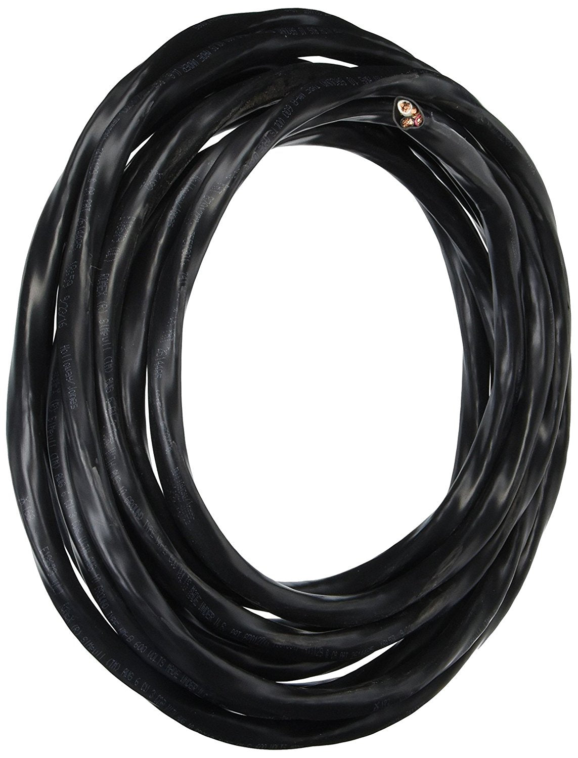 Southwire 63950021 Building Wire, Black, 55 Amp, 25'