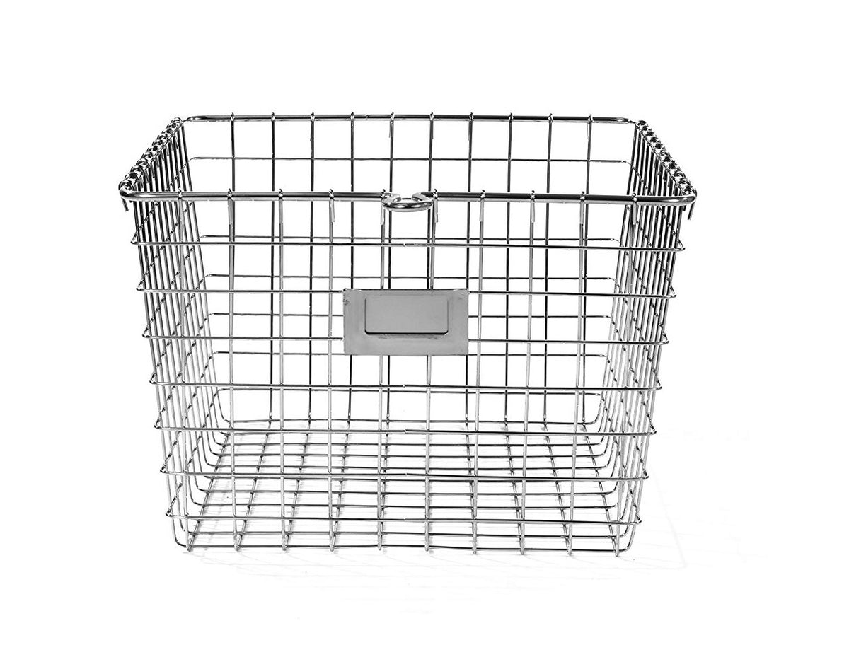 Spectrum 47970 Medium Storage Basket, 13-3/4" x 11-7/8" x 8", Chrome