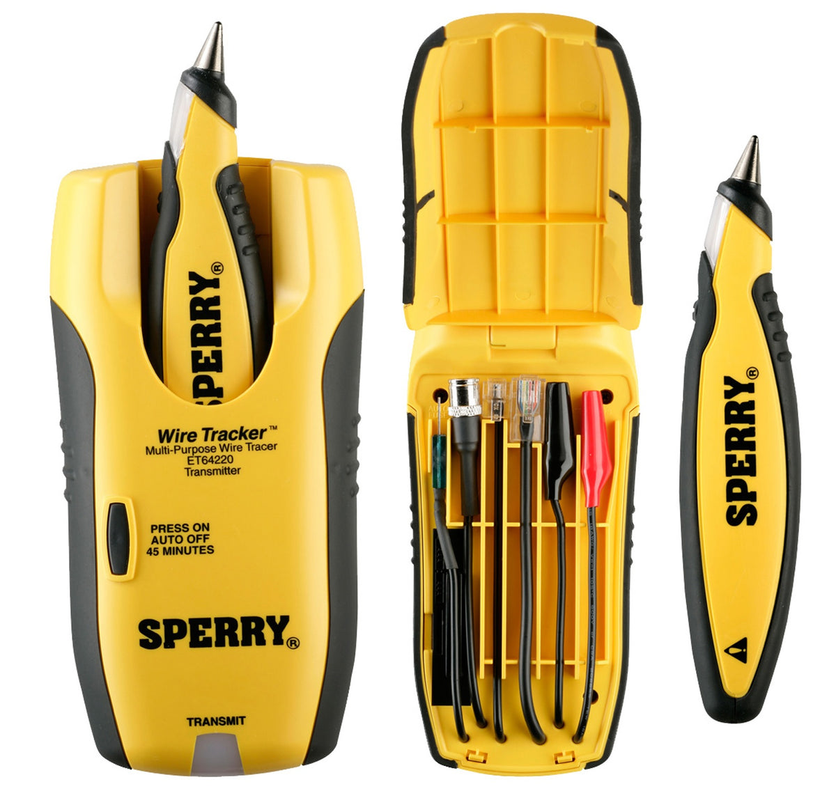Sperry ET64220 LAN Tracker Kit, Black/Yellow