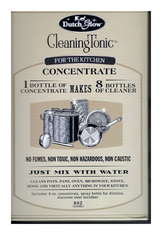 Dutch Glow DGCL-6 Cleaning Tonic For Kitchen, Clear, 8 OZ