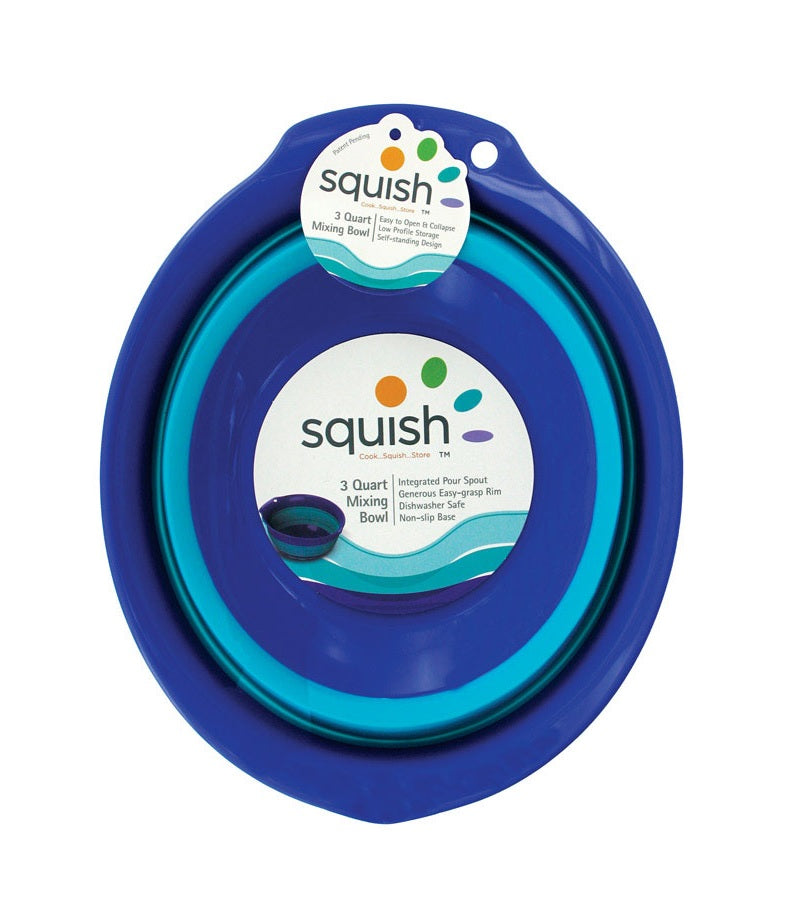 Squish 41004 Collapsible Mix Bowl, 3 Quarts