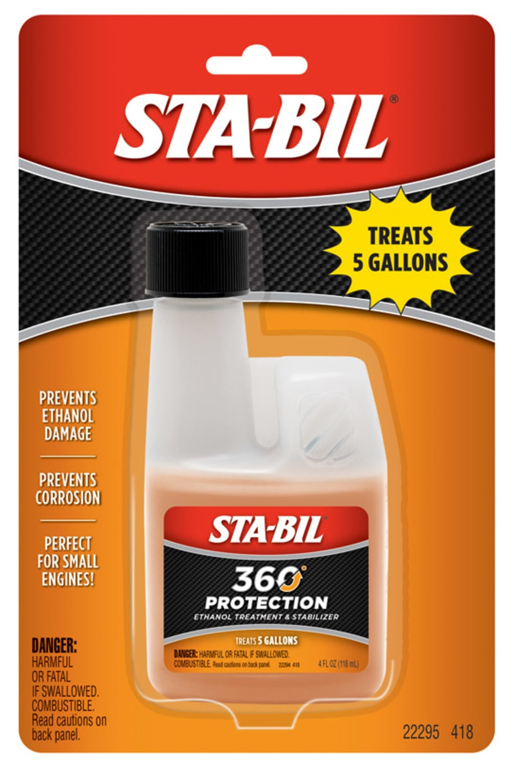 Sta-Bil 22295 Ethanol/Gasoline Fuel Stabilizer, 4 Oz