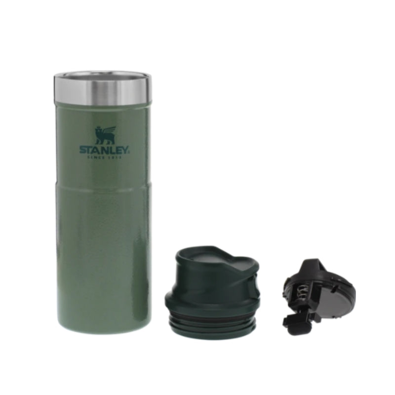 Stanley 10-06439-026 Classic Trigger-Action Travel Mug, Hammertone Green, 16 Oz